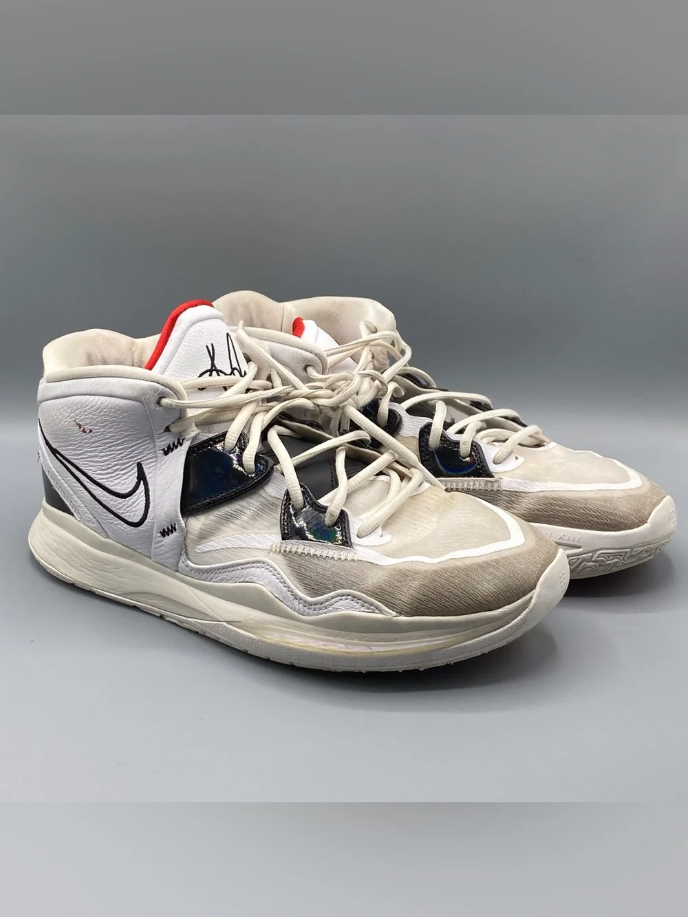 Nike Kyrie 8 Infinity White Black University Red​